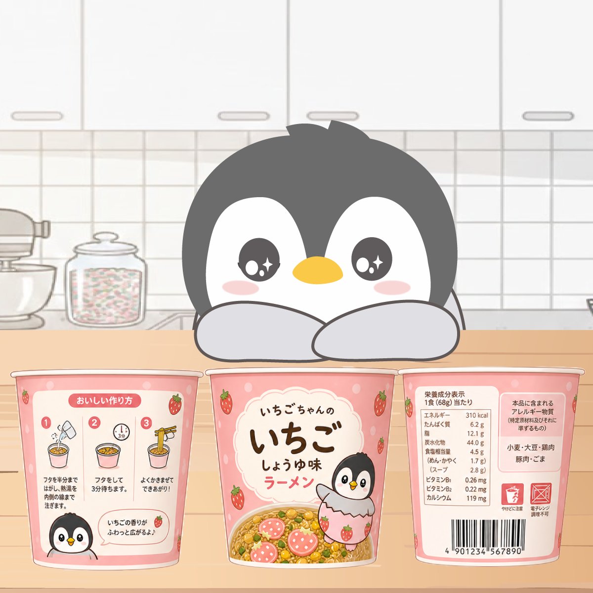 studio_815's tweet photo. すっごいラーメンできちゃった🤣
ペンギン界では人気みたいですよ笑
#ペンギン #いちごちゃん #ショートアニメ #penguin https://t.co/PI5NsH9qnU