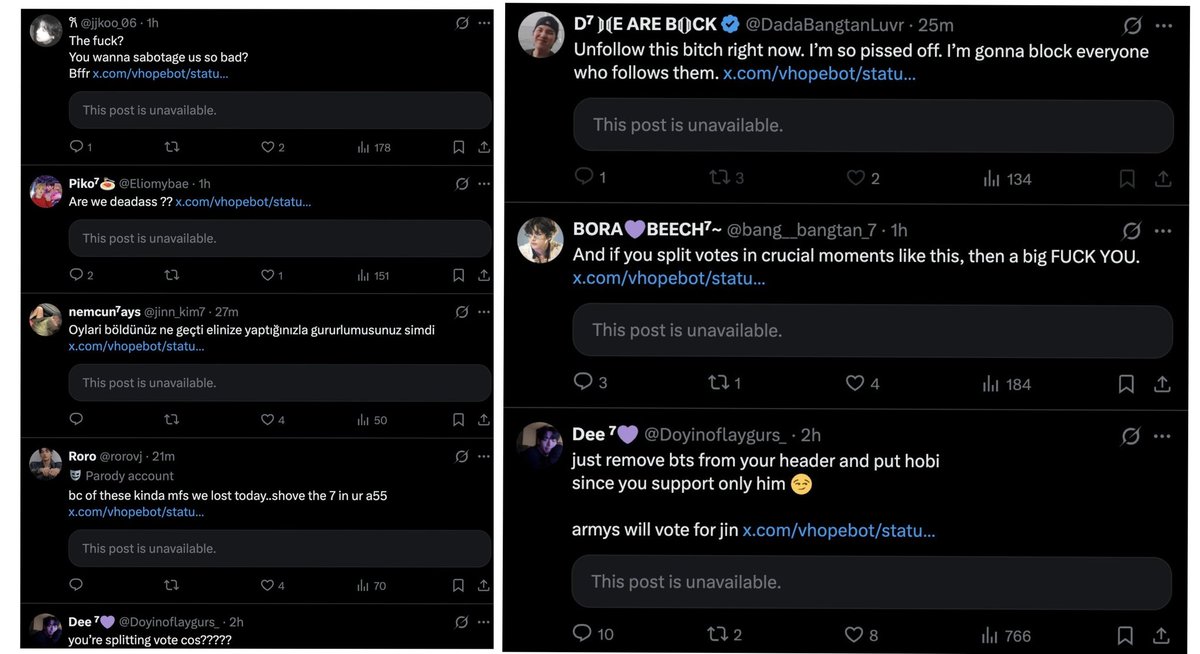 jhsbestdancer's tweet photo. that's not new tho ot7 are always so quick reporting hoseok fanaccs n fanbases for defending n voting or simply praising him but they totally go blind about other members solos n fakeass ot7 doing the nastiest shyt toward him https://t.co/5d0h3j8DXD