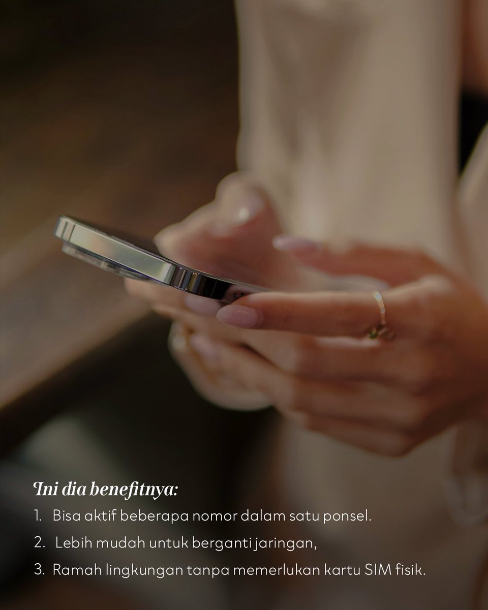 XL_Prioritas's tweet photo. Mau punya 2 nomor tanpa perlu ganti atau tambah perangkat?

Saatnya beralih ke cara yang lebih praktis dan ramah lingkungan dengan eSIM XL PRIORITAS. Apalagi sekarang kamu sudah bisa pilih nomor cantik, jadinya makin bebas tentukan nomor favorit kamu! https://t.co/0AlS1iGi9q