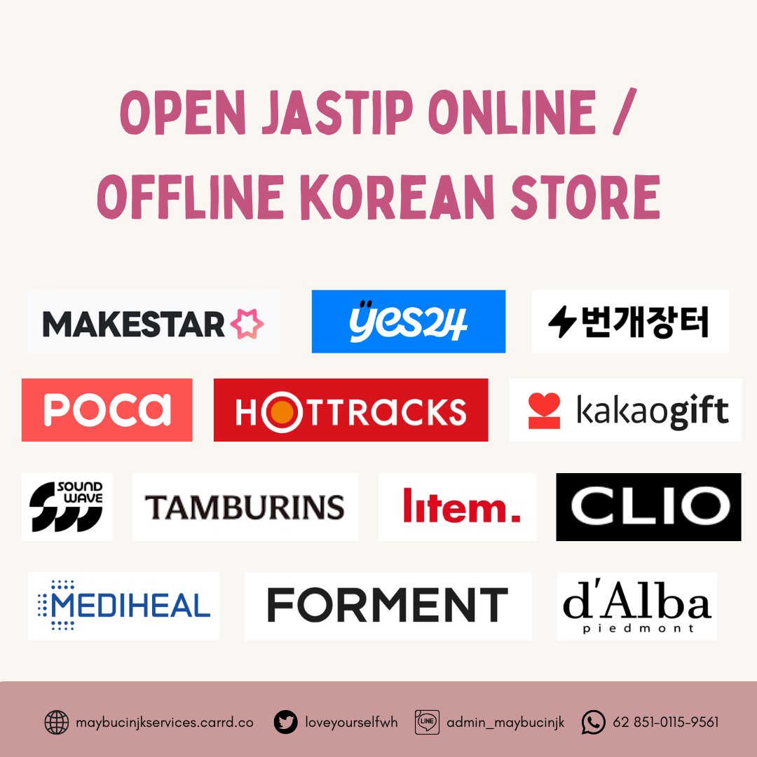 loveyourselfwh's tweet photo. Love Yourself Warehouse lagi open jastip korea nich-! <𝟑 .ᐟ

🖇️ About : https://t.co/kMEuf9iQ8K

List store jastip bisa cek disini yaa ⤵️
— Kalo mau request another store juga bisa banget yaa

♡ Fee tergantung dari barang jastip (ukuran, harga, dan brand) https://t.co/YpYsZVDLLD