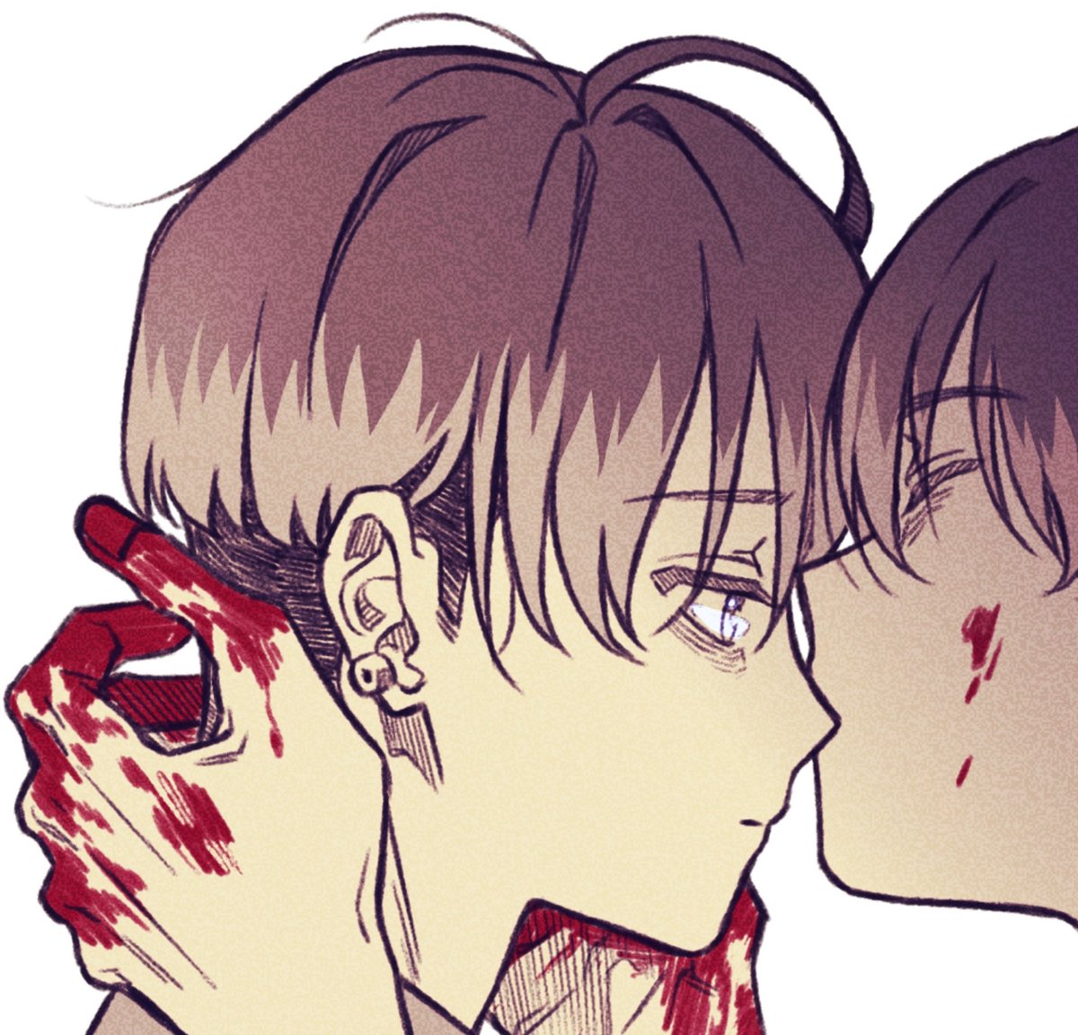 milgtachi's tweet photo. 昔の絵比べたらめちゃくちゃ横顔がよくなっている…1番上達したの横顔かも… https://t.co/WzzKaHCg1Z