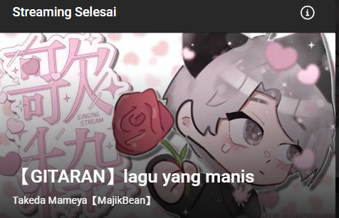 TakedaMameya's tweet photo. Otsueda!
Makasih dah mampir di stream gitaran lagu-lagu manis (ada yang angst juga sih)
Makasih yang dah donasiiii, mean a lot for me🥹
Ketemu lagi di sesi nyanyi berikutnya yaa~
#AdaEda https://t.co/6vvwUDqvUE