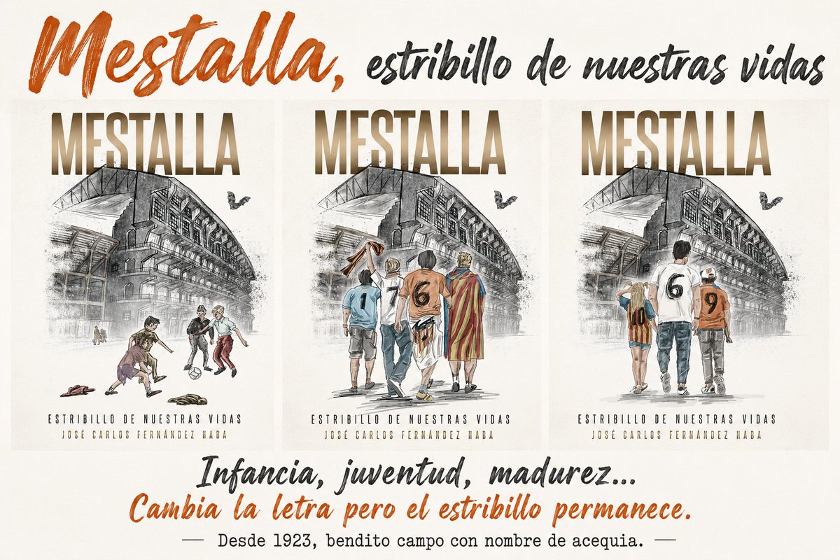 JCFernandezVCF's tweet photo. Una temporada muy especial para mí por la publicación de https://t.co/6D6HSsoUsp
Un libro modesto pero auténtico, historias alrededor de nuestro VCF y su bendito campo con nombre de acequia para celebrar los 40 años de socio que he cumplido.
Además es de carácter benéfico. https://t.co/tbMWLnqu4I
