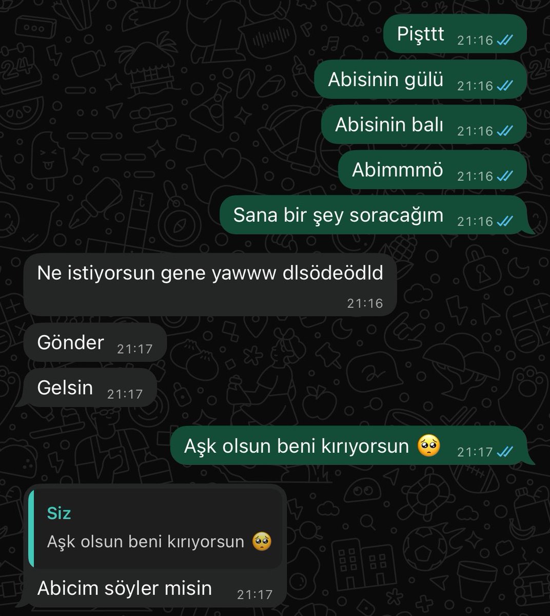 ByErenBey's tweet photo. Kırıcısın :( https://t.co/xxRVANQApZ