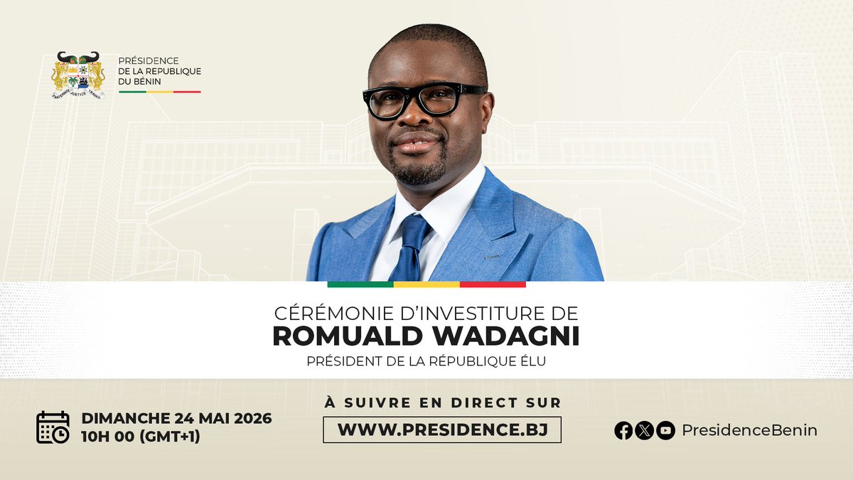 Présidence du Bénin tweet media