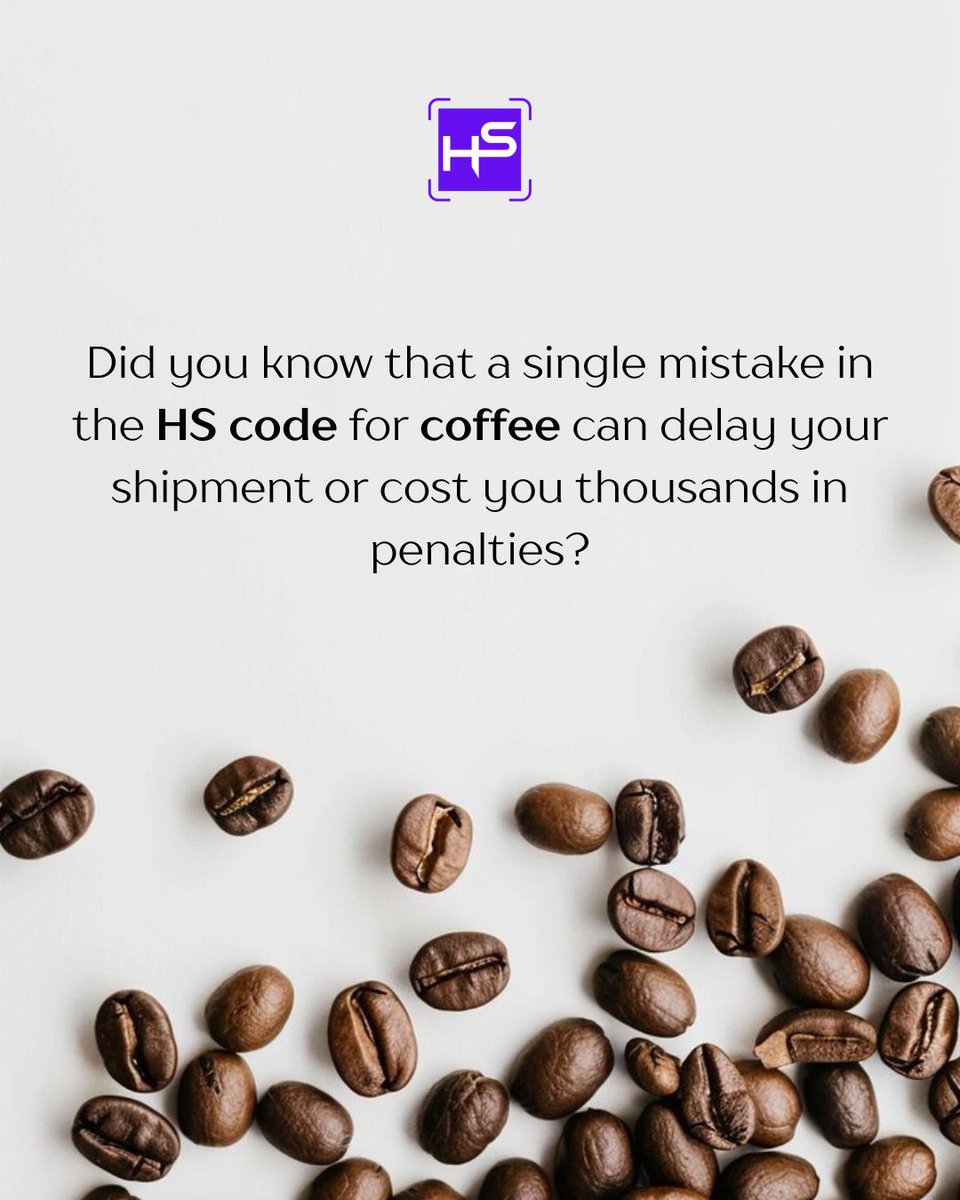 HSCodeMatch's tweet photo. Want to avoid costly mistakes in coffee export documentation?

Learn how HS codes really work and how to classify your products correctly on the HSCodeMatch blog.

Read more on HSCodeMatch blog for more insights and practical guides for exporters.
#hscode #hs #coffee #trade #cost https://t.co/zJ3EQO0iF9