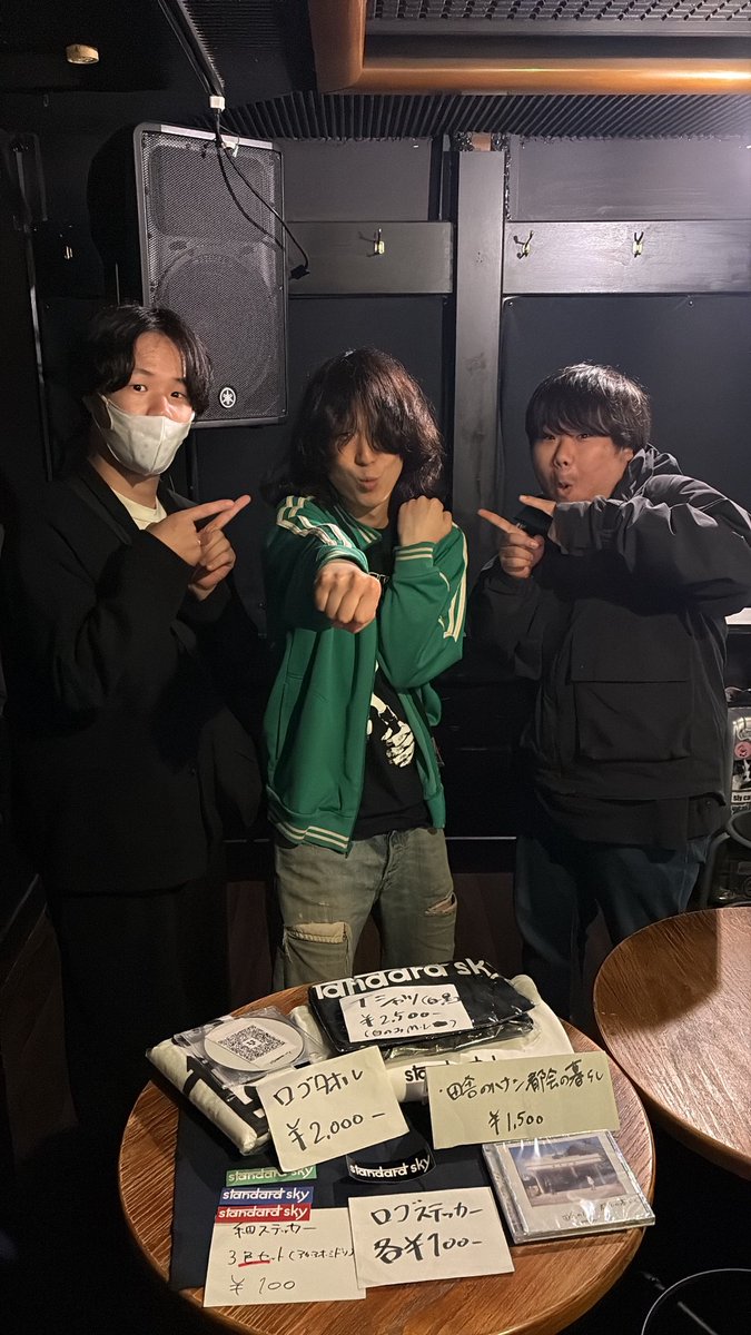 standard_sky's tweet photo. 本日、物販あります。 https://t.co/ltpg3rLzyM