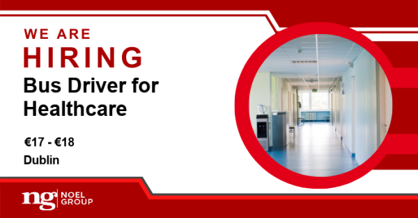 NoelGroup_'s tweet photo. Take a look at one of our latest roles! Bus Driver for Healthcare, €17 - €18 per hour + Premium rates - #Dublin. https://t.co/uy3rk1dlQO https://t.co/oLVy8ZWCGZ