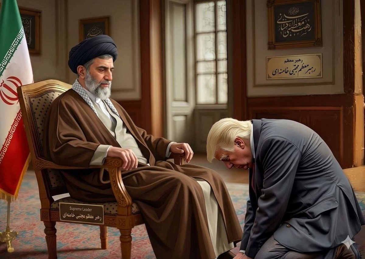 hido_rasid's tweet photo. @realDonaldTrump Well, this is the result of what you haven't done yet, Mr. Trump: humiliation on the terrorist regime's social media. https://t.co/XwgOrulfTG