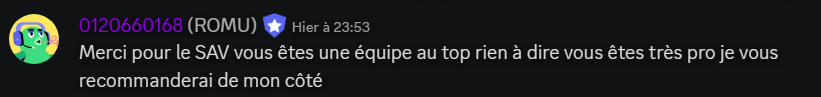 TweaksLab_'s tweet photo. Le SAV est aussi rapide que l'optimisation ! 😉 https://t.co/x0sVoe6puh