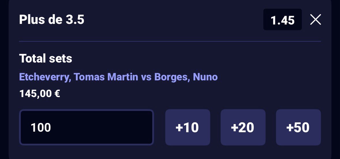 Fast2Tipster's tweet photo. 🚨 CONFIANCE 🤩👀

Rolland Garros 🎾

🎯 + 3,5 set Gea - Khachanov @ 1,59

🎯 Trungetilli @ 1,89

🎯 + 3,5 set Etcheverry - Borges @ 1,45

🎯 + 3,5 set Mpetshi Perricard - Djokovic @ 1,73 

❤️ si tu suis 

#TeamParieur https://t.co/kU40nNTMrX