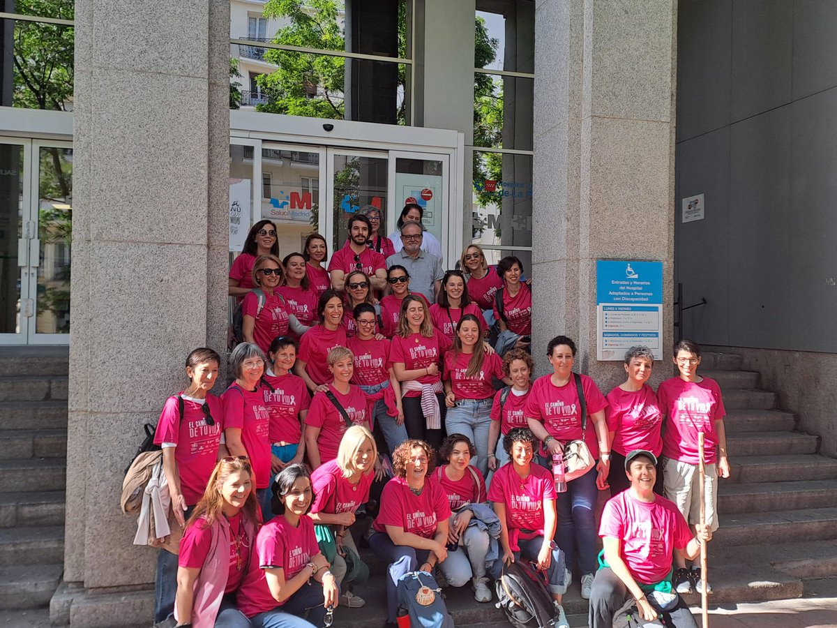 EapsCentro's tweet photo. Nuestra compañera Lorena Grande, psicóloga del EAPS Hospital San Rafael participa en el proyecto 'El camino de tu vida' donde acompañará a pacientes con cáncer de mama del Hospital La Princesa a realizar el Camino de Santiago.
#fundlacaixa
#enfermedadesavanzadas 
#finaldevida https://t.co/pOuPXAXbl6