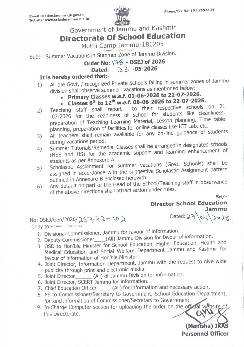 JAMMU LINKS NEWS tweet media