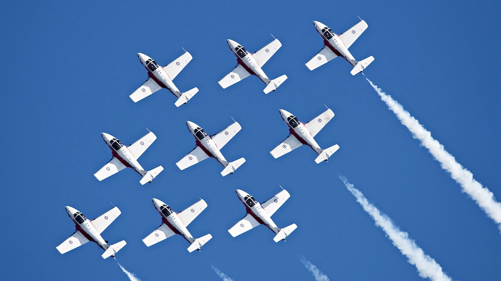 eulfred's tweet photo. Ultime saison pour les #Snowbirds sur Canadair #Tutor. Mise en sommeil pour quelques années avant de revenir sur une nouvelle monture. 

https://t.co/HEvImFFR4X

@AeroBuzzfr https://t.co/ncIaKjZxF4