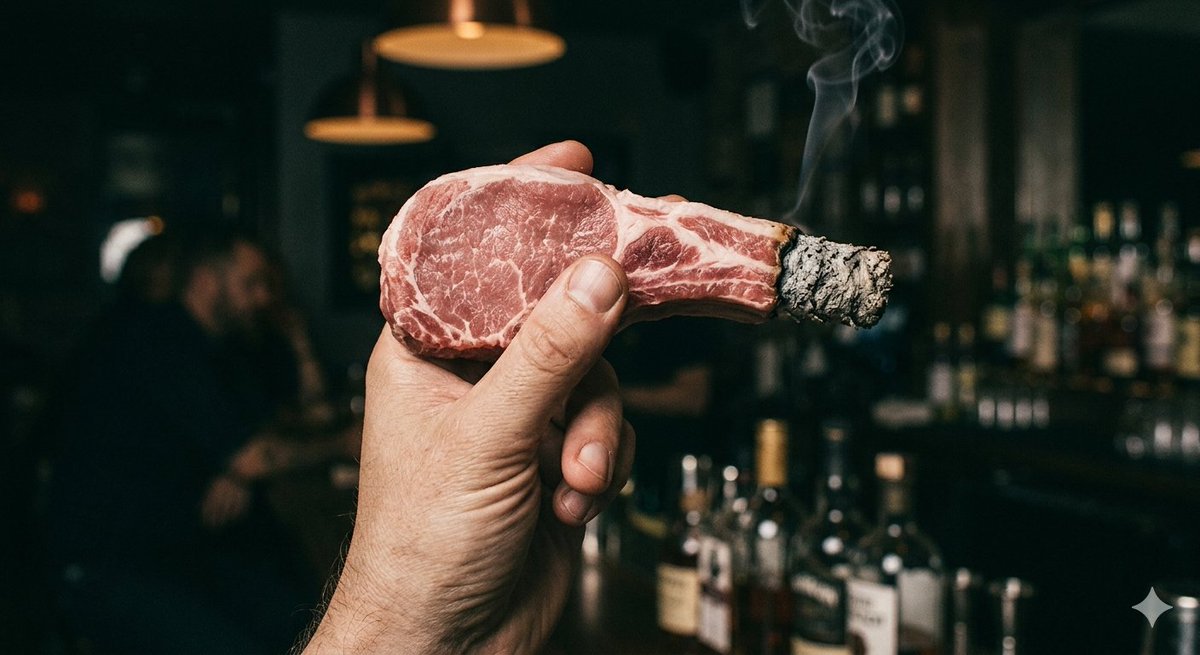 AstrologywithMS's tweet photo. The meat question 🍗

A client recently asked me:
“Plenty of successful people eat meat. So why should I stop?”

Here’s what I told them:

Eating meat is like smoking.
You can smoke daily and point to someone who’s done it for 20 years without cancer.
But every cigarette still causes unseen damage—just at different levels depending on lifestyle.

Then comes the plant argument:
“Plants are alive too. So killing them = killing animals.”

But science says:
Plants have no nervous system. No brain. No pain receptors.
Slitting a chicken ≠ cutting a branch.

Killing for taste creates bad karma.
If you want deeper satisfaction and happiness in life—don’t kill animals for your tongue.