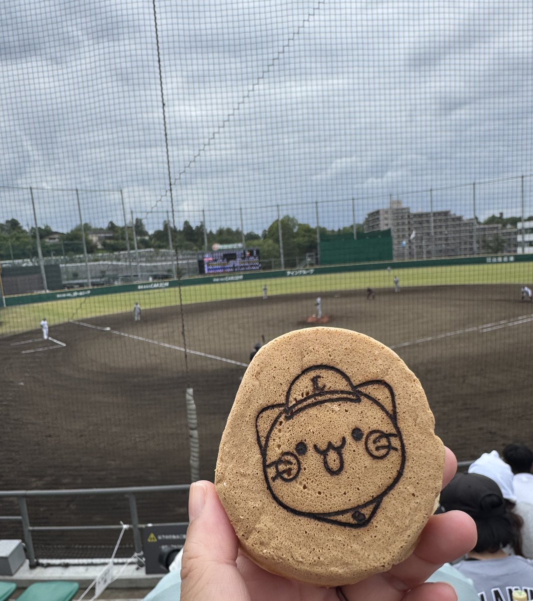 oriejo0610's tweet photo. 首位決戦やってる隣で
のんびりファーム観戦

一軍の試合あると、食べ物も豊富( ˙🐽˙ )➰
今日限定のべるーにゃ焼きカワイイ https://t.co/WcN9pttJkm