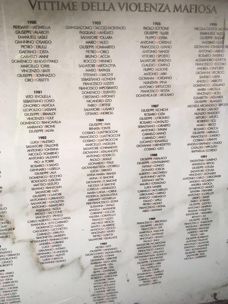 mondantipode's tweet photo. Little-known fact: 
Polistena, deepest Calabria: one, non-Italian name stands out on the public board outside the town hall, naming victims of Mafia violence. 1989: Colin Winchester, Assist. Commissioner  🇦🇺 Federal Police -gunned down Canberra 1989 -a Ndrangheta hit for … 1/2 https://t.co/NfdrQVZ5JT