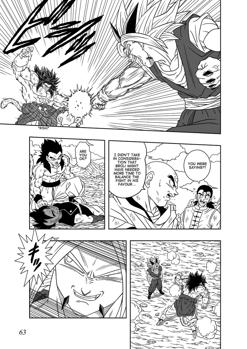 龍ページ Turning point! Just 6 pages left in Dragon Ball AF vol. 6! Page 63