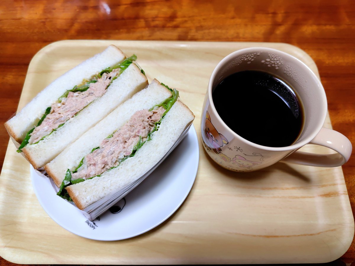 noririn1229's tweet photo. ツナサンドはやっぱり美味しい
胡瓜や人参は無くていいけど、玉葱は必須 https://t.co/vrAAUet0U3