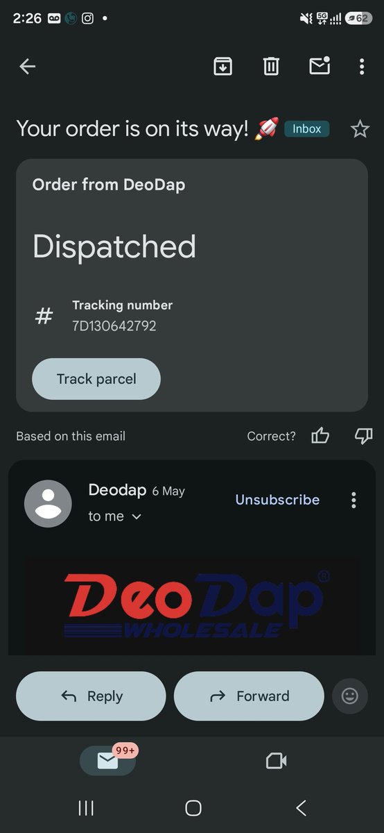 saatvik_soni's tweet photo. @DeoDap_com  and @DTDCIndia  can you please let me know whom should i reach out when i paid you guys already and my parcel is not delivered no refund nothing.
7D130642792 is my shipment number Deodap order 262195329
Can you help https://t.co/r9jIUbhD3d