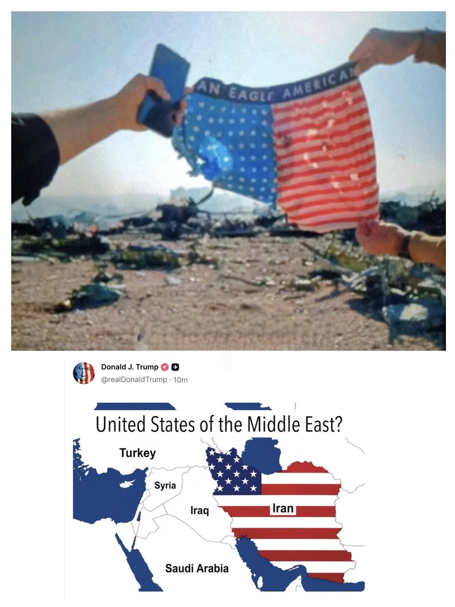 SajjadEhya's tweet photo. A country built in 250 years cannot understand a civilization that has endured for thousands.

Iran will never become anyone’s “United States”  
because Iran is a civilization of its own.
@TrumpDailyPosts https://t.co/9qLHprudf4