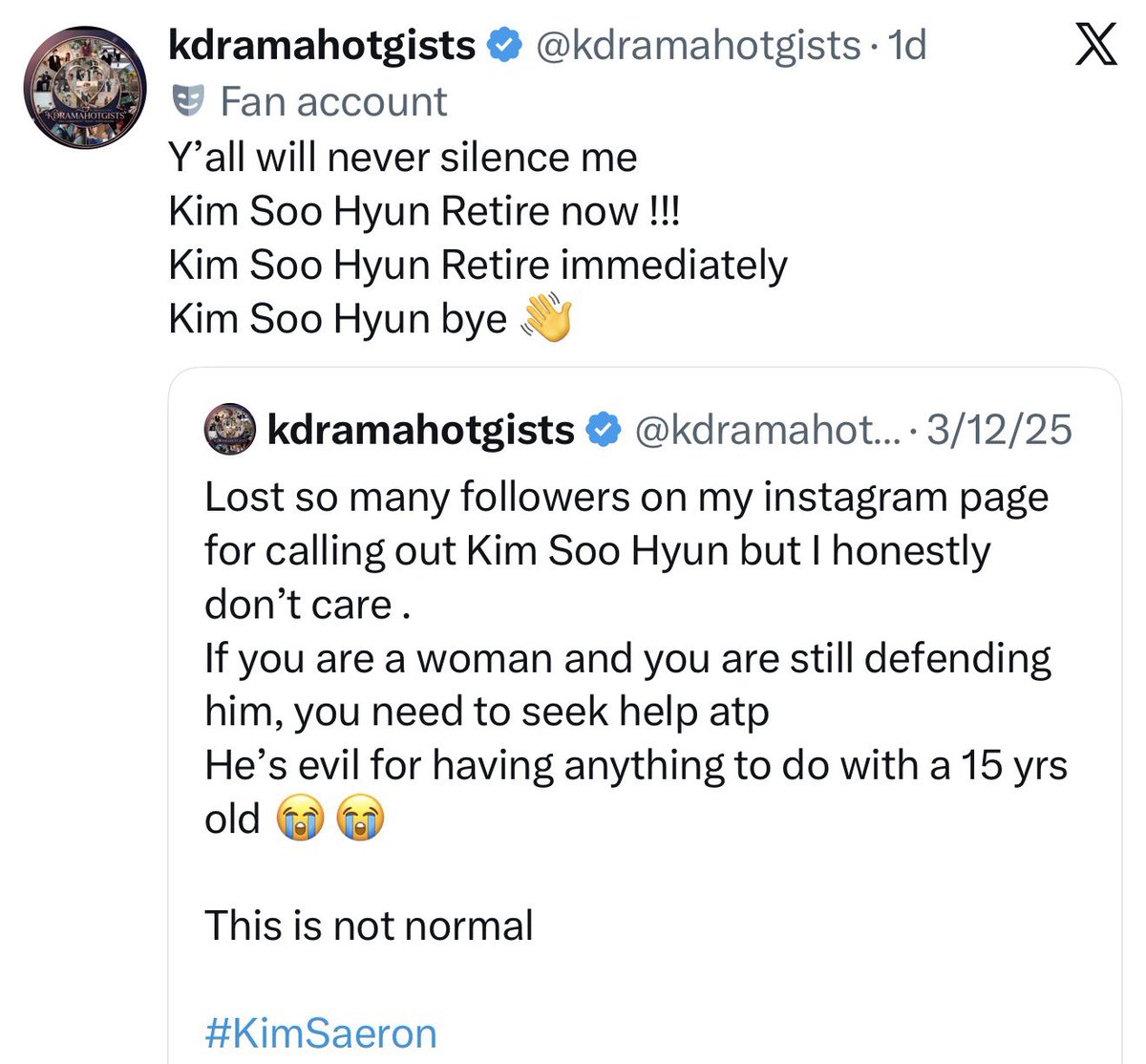km tweet media