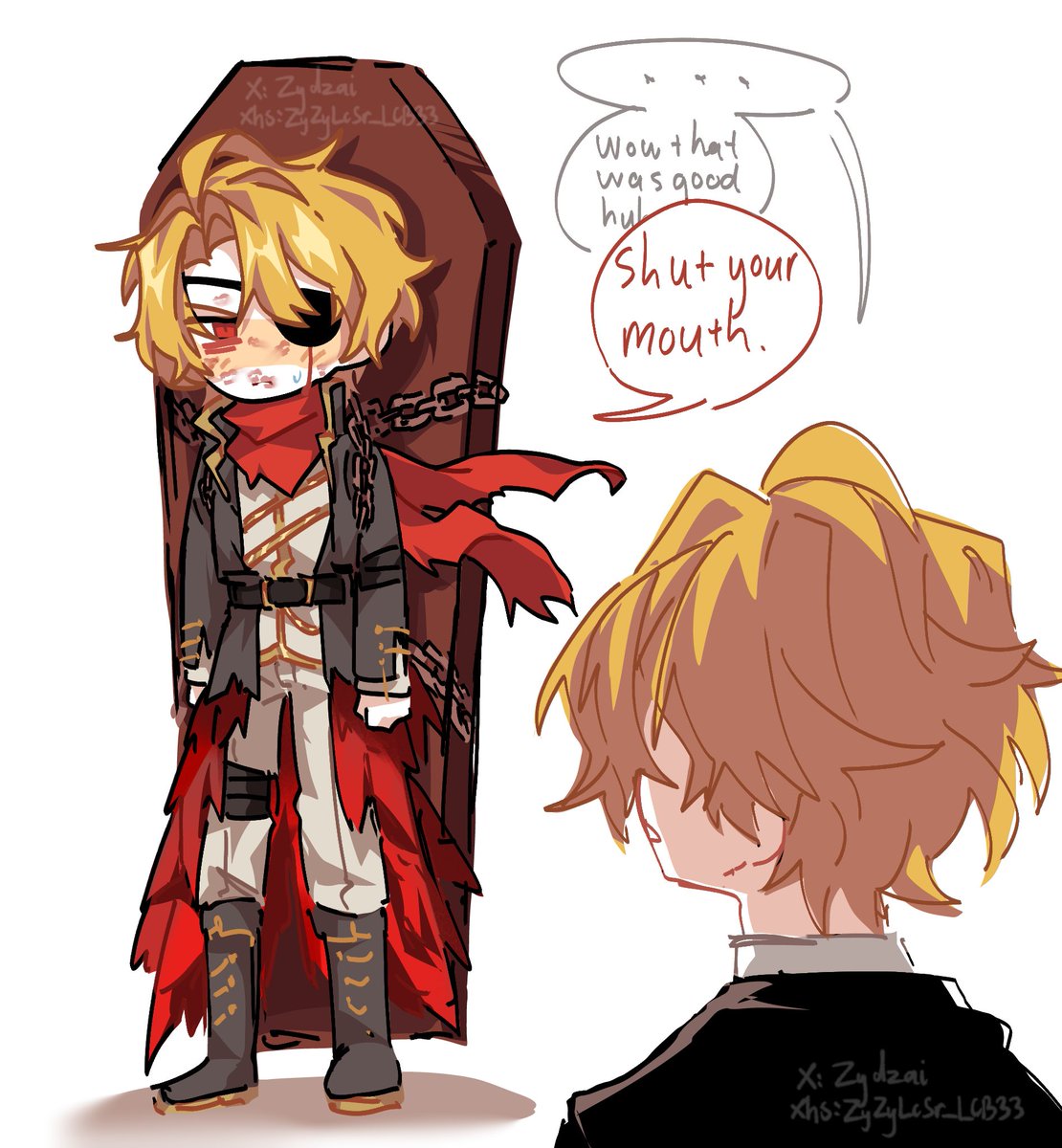 Cute as hell I need to draw the aftermath. (ft.lolangcho) #LCB33