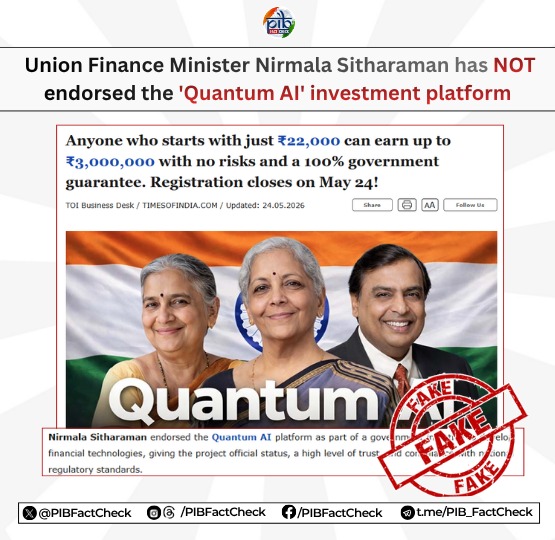 PIB Fact Check tweet media