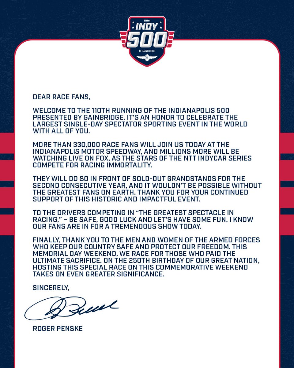 Indianapolis Motor Speedway tweet media