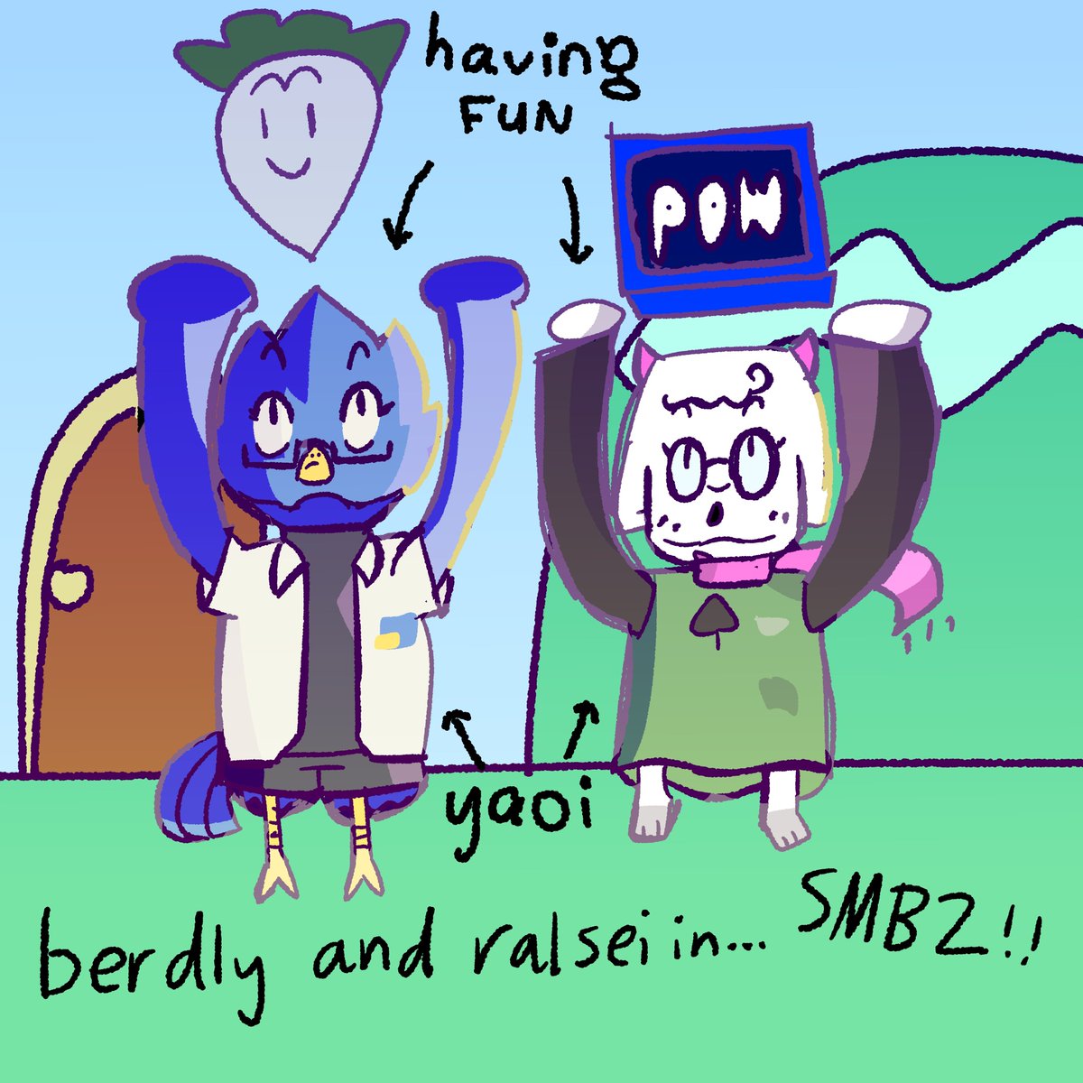 BERDLY SCENARIOS (Daily) (art by @baricane05) tweet media