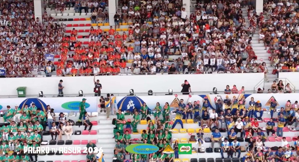 gmasportsph's tweet photo. OPENING DAY FESTIVITIES 🇵🇭

LOOK: Thousands of student-athletes are gathered for the grand opening ceremony of the 2026 Palarong Pambansa in Agusan del Sur, which will run from May 24 to 31.

Read more:
https://t.co/Nj3UWPPvfO

Screenshots: DepEd Philippines / Facebook https://t.co/ejdD8hDTw6