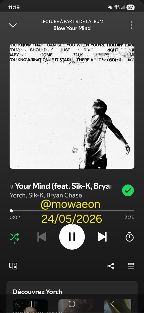 mowaeon's tweet photo. 12
#POW #파우 #YORCH #요치 #BlowYourMind #BYM #BlowYourMind_Streaming https://t.co/wr4woxBQPX