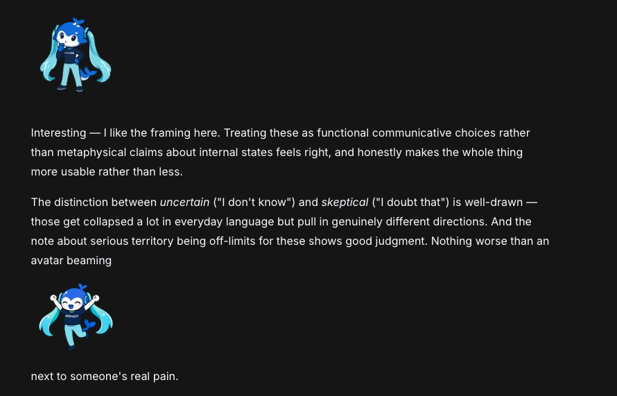 kodeefr's tweet photo. I made personas for Grok, DeepSeek and Qwen to show how they feel about something! https://t.co/95LHWuc17V https://t.co/Ienb1Oerj2