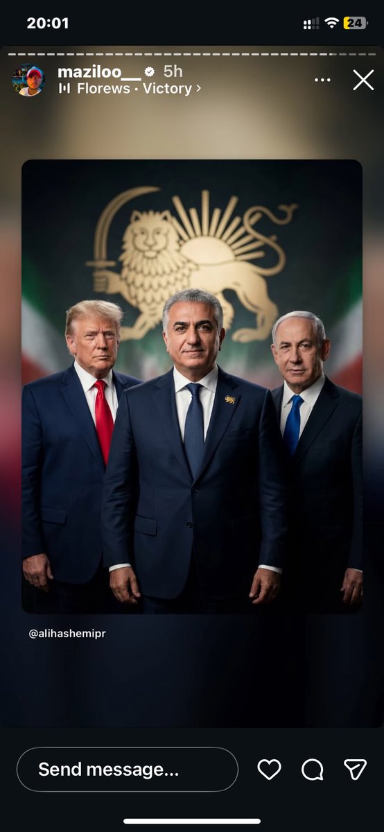 thisistheend369's tweet photo. @RepMeuser We support continued Military attack on the Islamic Republic in Iran and hope it leads to the end of clerical rule. Thank you to @realDonaldTrump and @netanyahu. Our leader is @PahlaviReza . https://t.co/fRApFdWufh