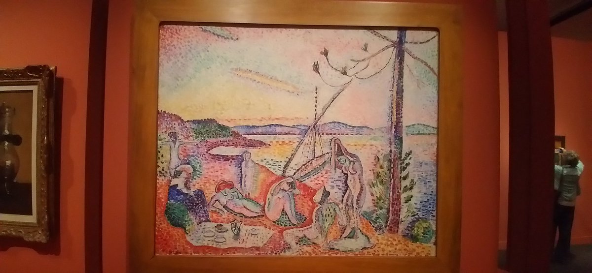 jaumevendrellf's tweet photo. Al #Caixaforum gaudint de l'exposició "Chezz Matisse. El llegat d'una nova pintura". Una explosió de llum i color. https://t.co/KtWVi5FgTI