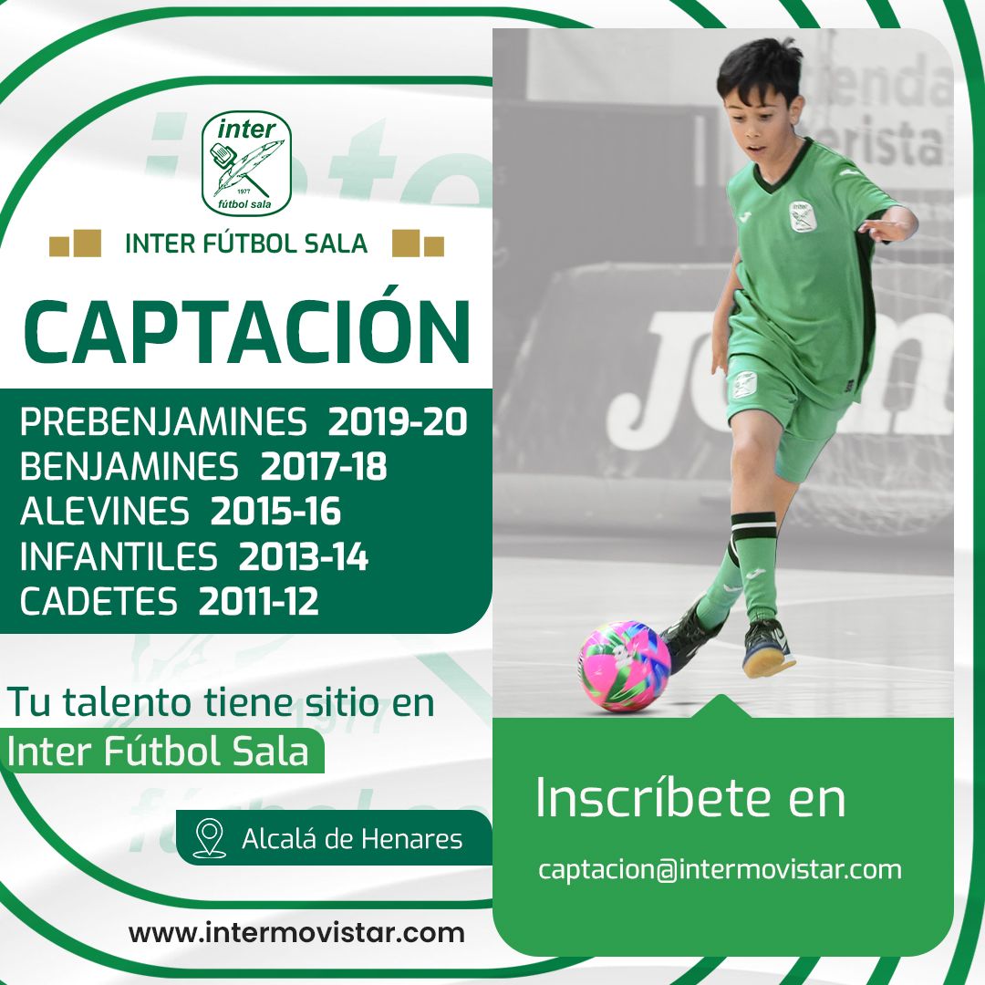 AcademiaInterFS's tweet photo. 💚 Seguimos con la captación @AcademiaInterFS temporada 26/27 💚

🌐 Los interesad@s tendrán que acceder a https://t.co/lGyAyoRAUM, descargar la solicitud, rellenarla y enviarla a captacion@intermovistar.com 📧

¡Ven a formar parte de la familia interista! 🫵

#InteristaSoy💚💙 https://t.co/5cLSdIdFGM