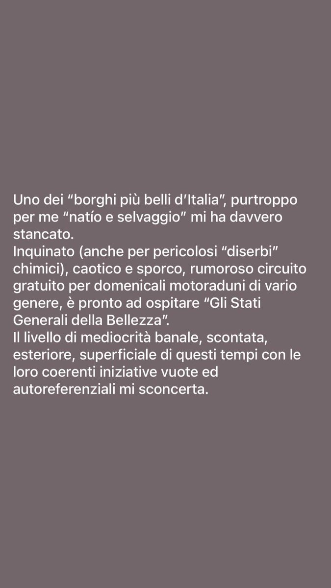 settembrini61's tweet photo. Vita al borgo @BorghiPiuBelli #Offida
Enogastronomizzazione dei centri storici tra caos, inquinamento e traffico convogliato in alcune aree per offrire all’overtourism (non ai residenti) isole pedonali.
Ci si potrebbe vivere benissimo ma non è sempre così. https://t.co/jNk11ZMZMI