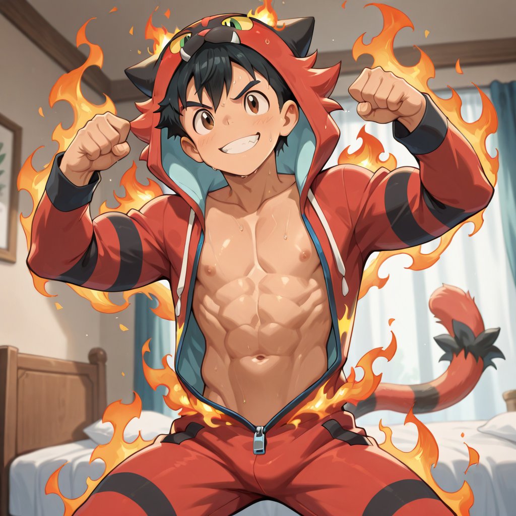 96_AkuBo_69's tweet photo. [Request - Muscle Growth sequence - 1/2]
I wanted to post it yesterday but didn't finish it in time.
Ash not satisfied with his scrawny body tries using Bulk Up... https://t.co/jR3fVfV9YQ