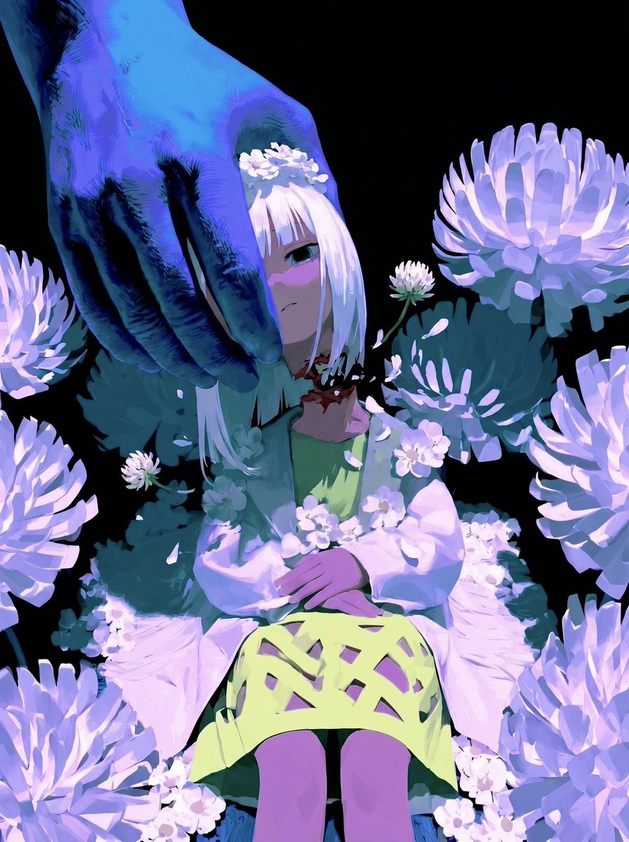 ジング 途中でやめる　花花アウター Post by MAD on X: 花を摘む