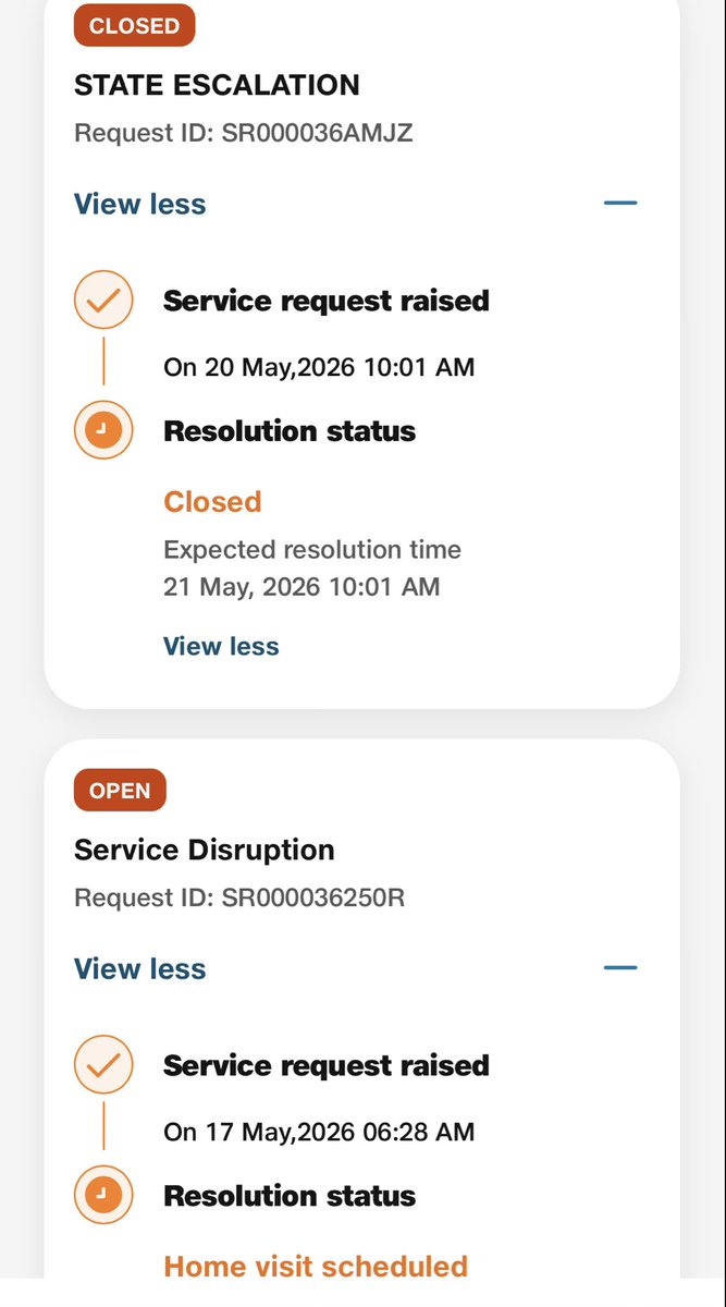 _evSpace's tweet photo. State escalation is another JOKE. 🤡🤡🤡 @reliancejio @JioCare @jagograhakjago @TRAI https://t.co/Coh5dErlkN