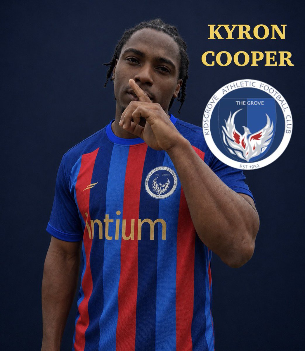 OfficialKAFC's tweet photo. 📰 BREAKING NEWS 📰

Pacey forward Kyron Cooper has agreed terms with the Mighty Grove for the 2026/27 season.

Quick, direct, a brilliant finisher and a nightmare to defend against.  

We formally apologise to the defenders of the NPL West.  Cooper will tear you apart! https://t.co/kUaMpjFxTr