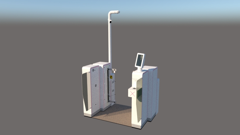 GATE15Scenery's tweet photo. Kitadaito Airport has a new contactless boarding gate installed.
If it is modeled in detail, it can be reused again in future projects. https://t.co/sTCZbY02J5
