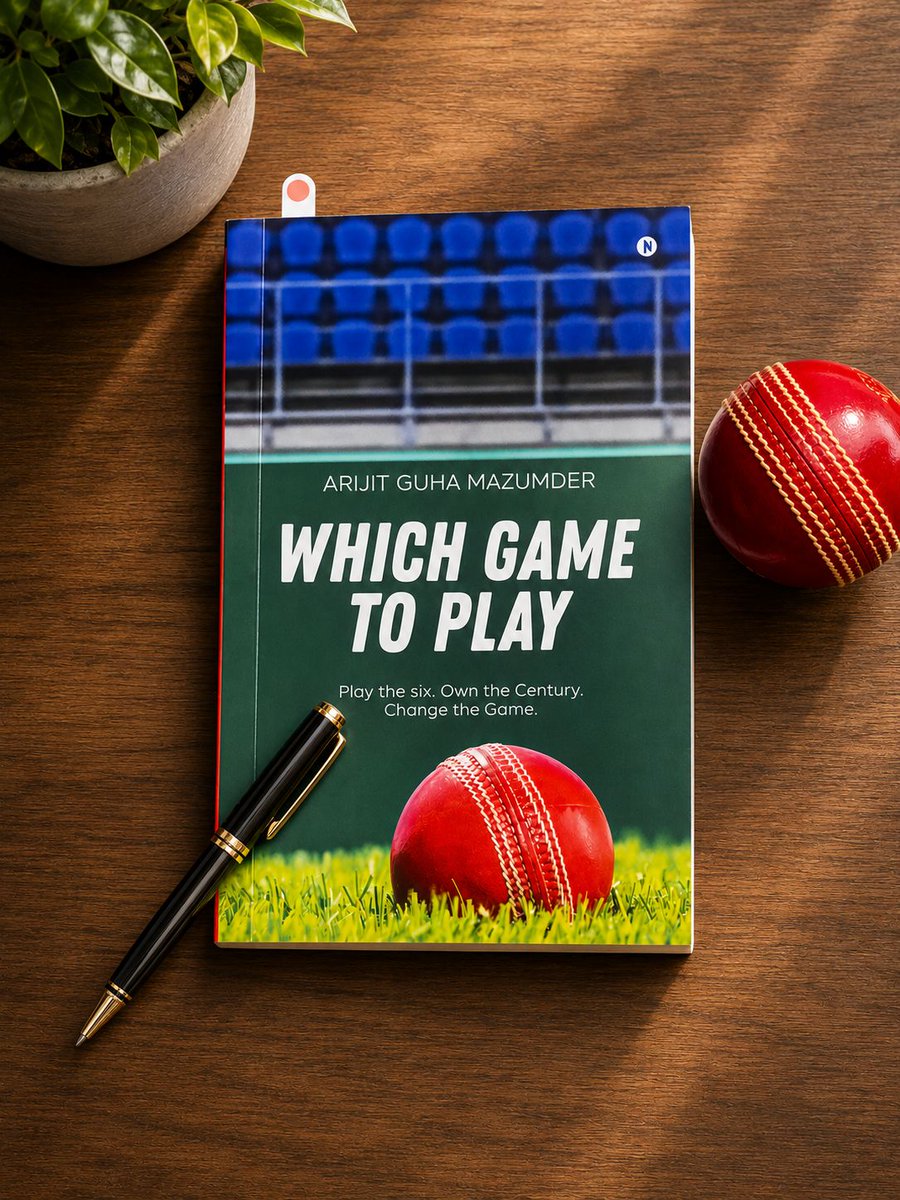 arijitgm's tweet photo. @Sunil_Gavaskar To the ultimate master of the crease, Mr. Sunil Gavaskar: My book, #WhichGameToPlay, is out, & you are the living soul inside its pages. Your unmatched technique taught me how corporate leaders can "Improve the Game" & compound excellence brick by brick. A copy is on its way to you, Sir. Deeply grateful for the lifelong inspiration. 🏏💼

#SunilGavaskar #CricketAndBusiness #Strategy #Innovation #NewRelease