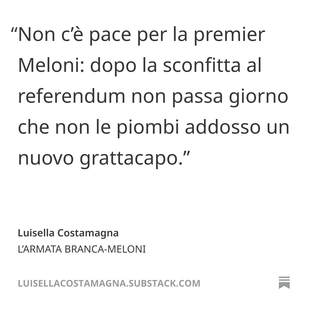luisella costamagna tweet media