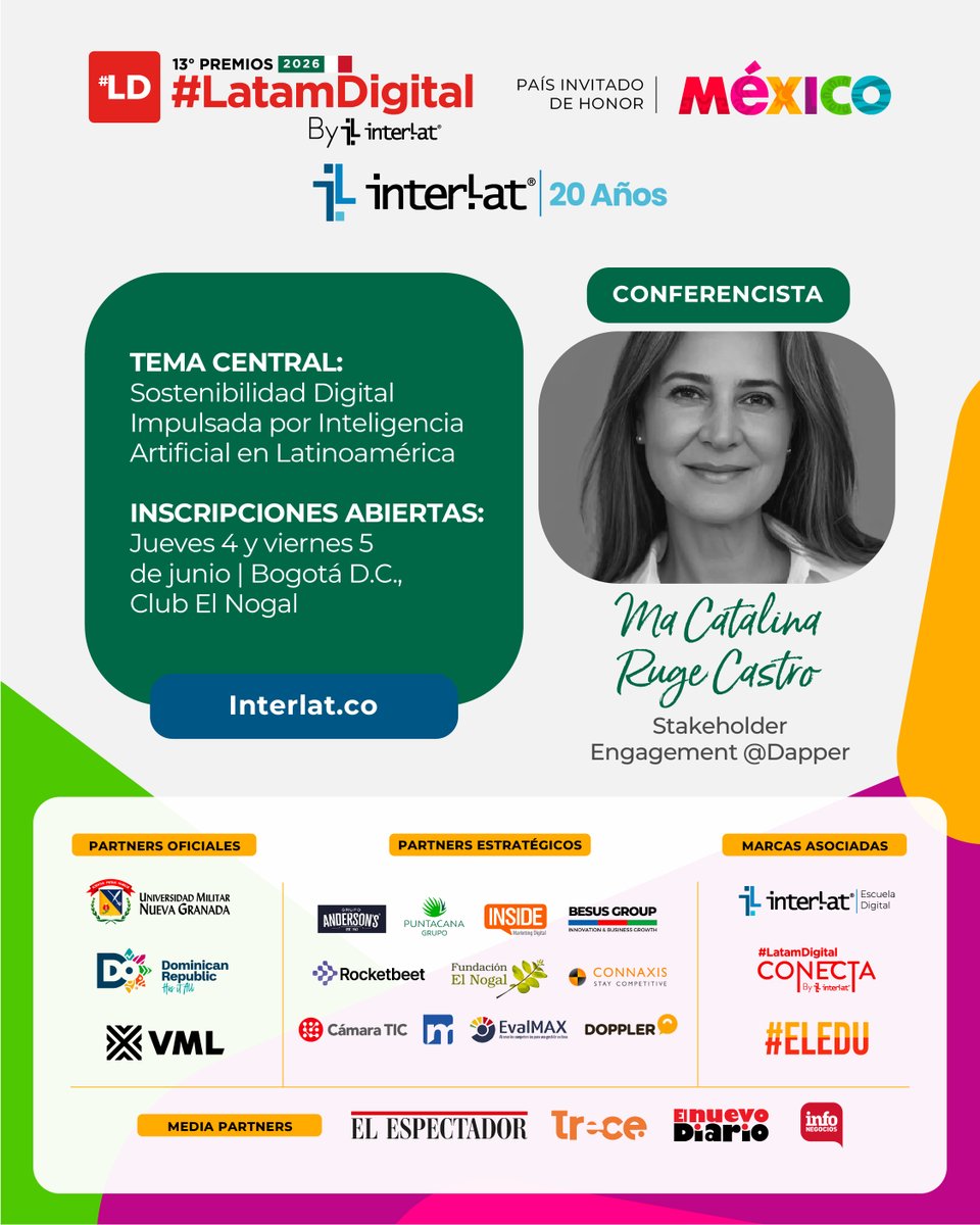 13º Premios #LatamDigital 2026 By Interlat tweet media