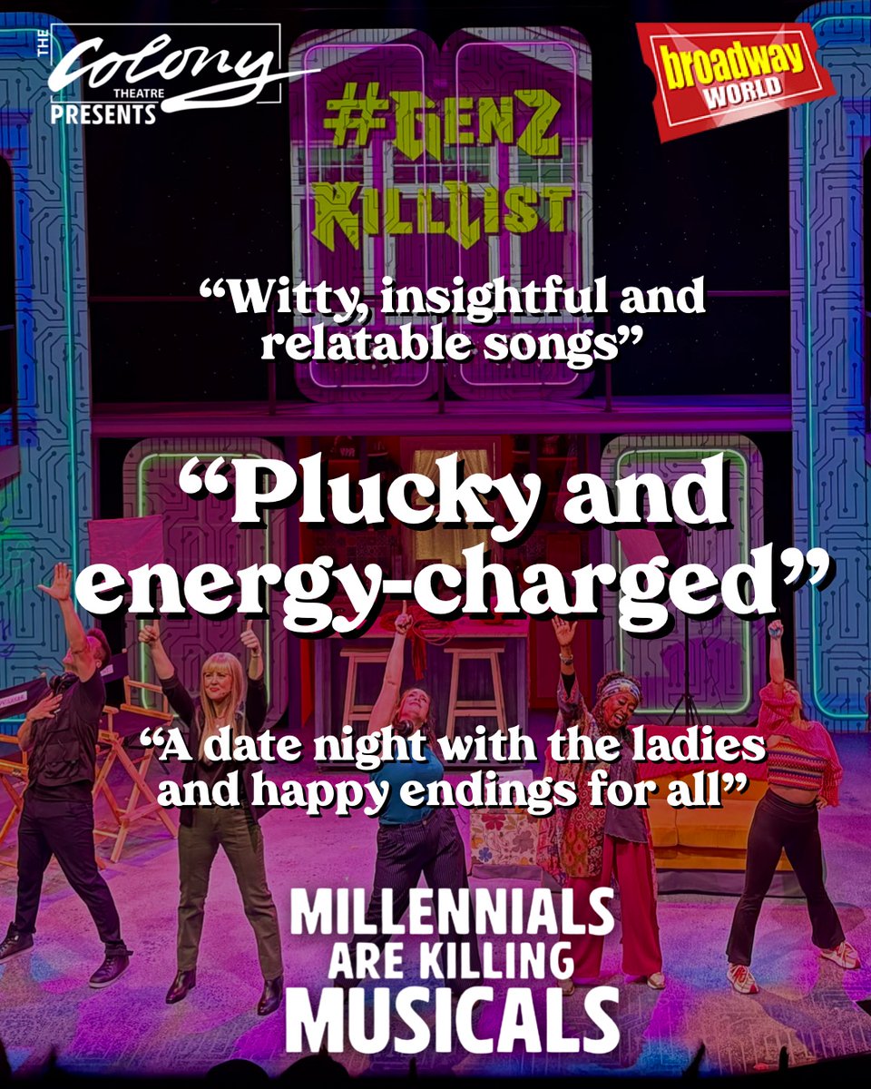 makmmusical's tweet photo. Some of our favorite Millennials Are Killing Musicals reviews https://t.co/lmaIhqxPPG