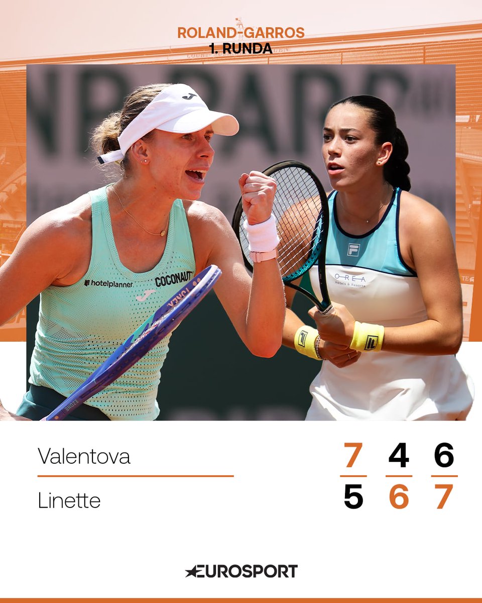 Eurosport_PL's tweet photo. Nigdy nie lekceważ serca prawdziwej fighterki! 🧡

#RolandGarros #RG2026 https://t.co/dT9u4jGG1C