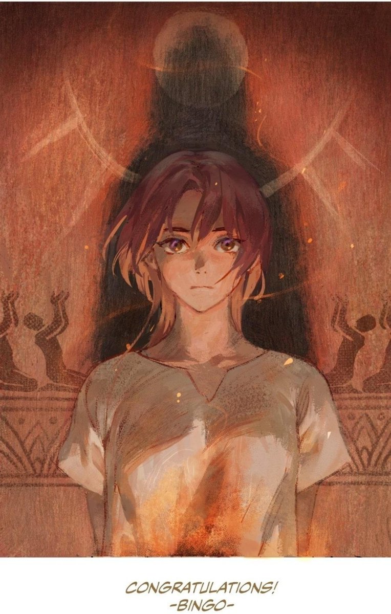ChutneyXCVII's tweet photo. The beautiful congratulations artwork for the end of the series, that piece by Banana still blows me away, wow https://t.co/XtxGwXcm0E