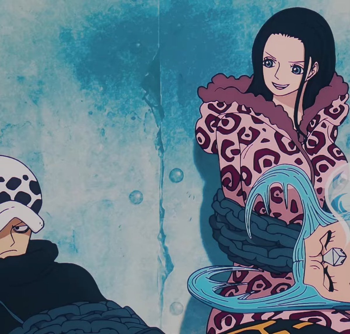 LawbinOP's tweet photo. It was nice to see Law through the memories again in the last episode of One Piece 💛💜#ONEPIECE1163 https://t.co/7DX2hQeLdp