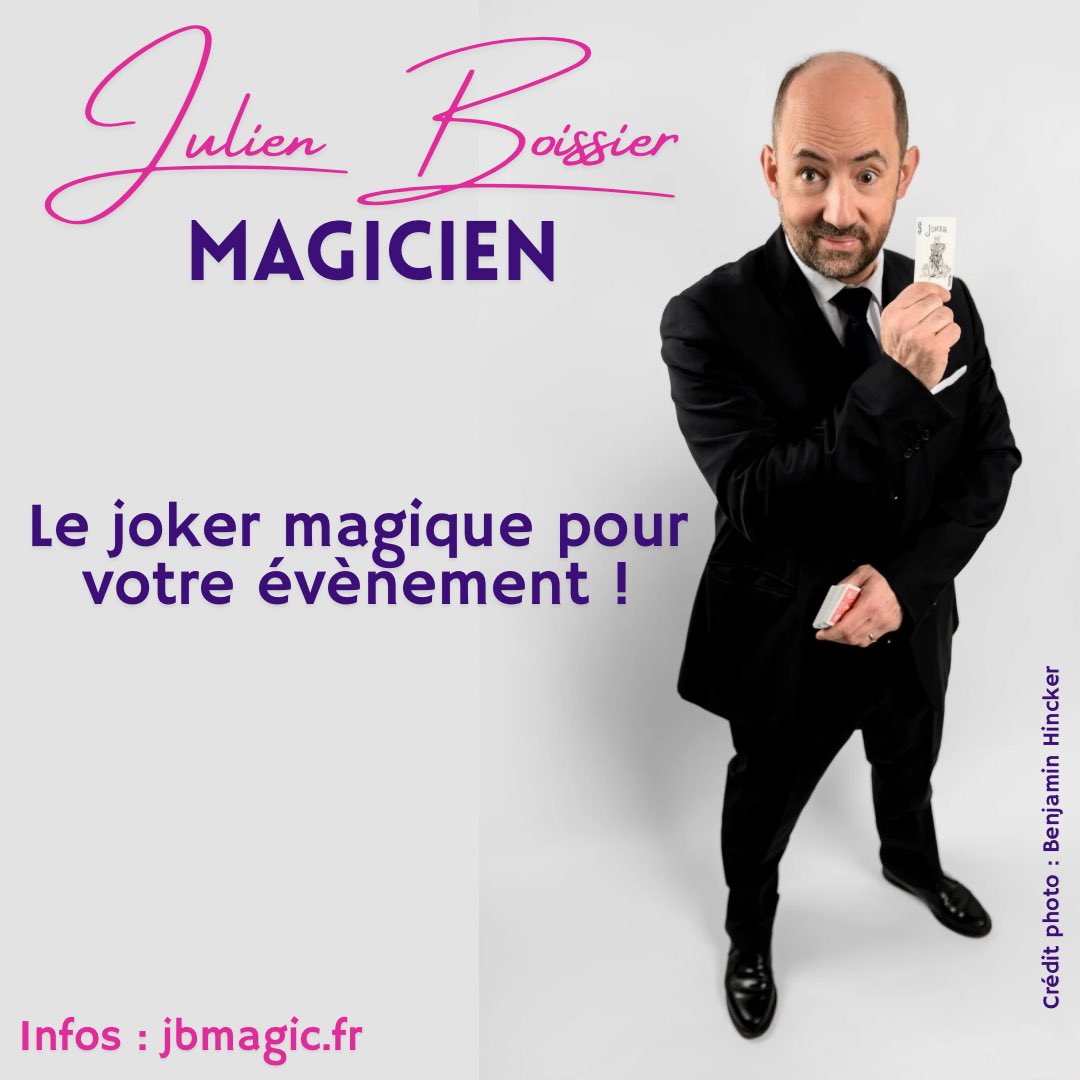 JBoissierMagic's tweet photo. Un événement réussi, ce sont souvent les moments que personne n’avait vus venir.
Pour événements privés et professionnels en Alsace.
Infos &amp; réservations : https://t.co/buBpEjQjYu #magicienalsace #magicienstrabsourg #evenemententreprise #magierapprochee #animationevenement https://t.co/eElQVxswW9